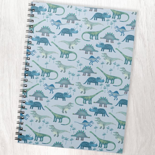 Carnet Motif de dinosaure bleu (Créateur téléchargé)