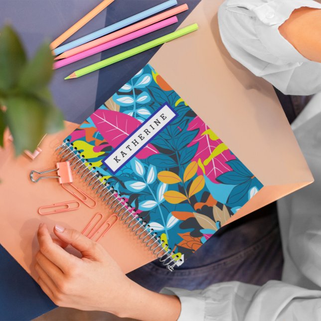 Carnet Motif de feuille tropicale audacieuse pour esprit  (Créateur téléchargé)