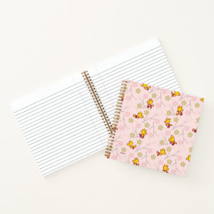 Carnet Motif de fleurs de cerisiers roses Woodstock