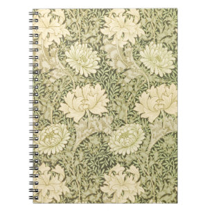 Carnet Motif de fleurs de Chrysanthemum (par William Morr