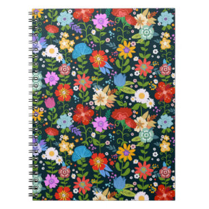 Carnet Motif de fleurs sans soudure Ditsy-13554