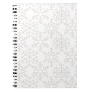 Carnet Motif de flocon de neige
