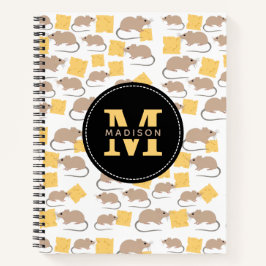 Carnet Motif de fromage mignon rongeur de la souris