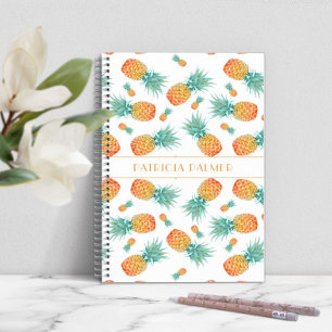 Carnet Motif de fruit d'ananas moderne