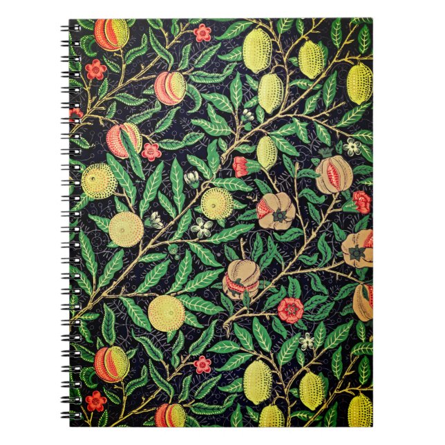 Carnet Motif de fruits (Devant)