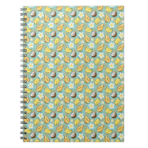 Carnet Motif de fruits tropicaux d'été