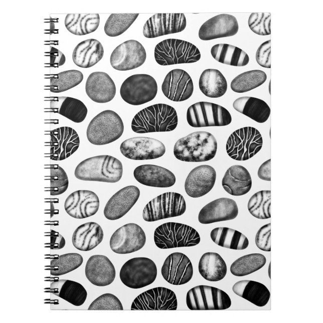 Carnet Motif de galets (Devant)