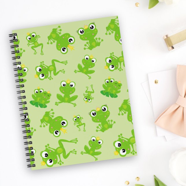 Carnet Motif de grenouille, Grenouilles mignonnes, Grenou (Créateur téléchargé)
