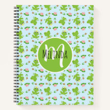 Motif de grenouilles mignonnes sur fond bleu vif