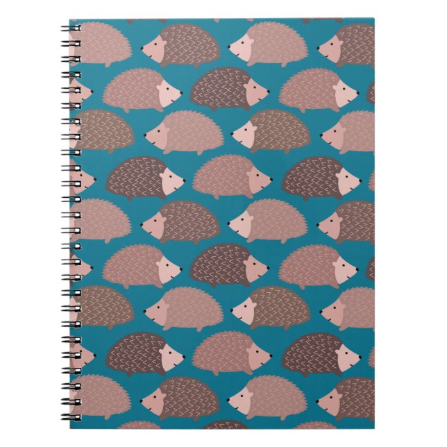 Carnet Motif de hérisson (Devant)