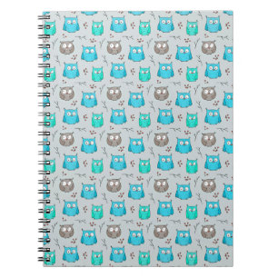 Carnet Motif de hibou non répété