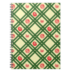 Carnet Motif de jardinier de tomates fraîches