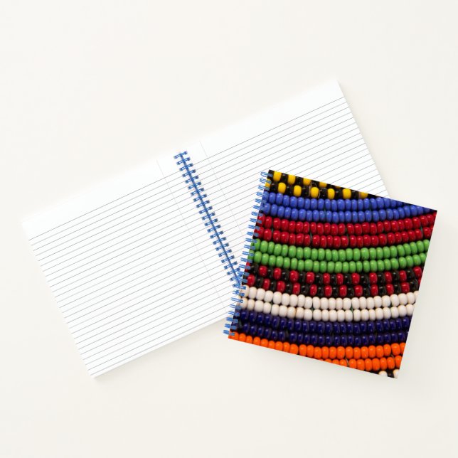 Carnet Motif de la perle de la tribu Massai (Intérieur)
