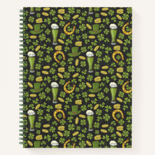 Carnet Motif de la Saint-Patrick