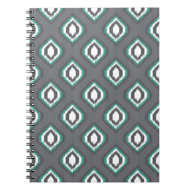 Carnet motif de la tribu rétro-ikat (Devant)