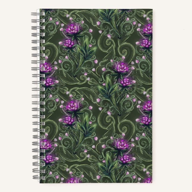 Carnet Motif de la vigne de Berry Enchanted (Recto)