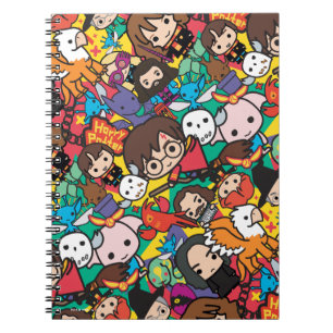 Carnet Motif de lancer de personnage de dessin animé Harr