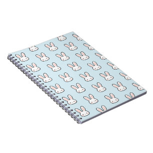 Carnet Motif de lapin visage de lapin mignon