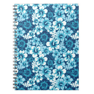 Carnet Motif de l'Hibiscus floral Surf