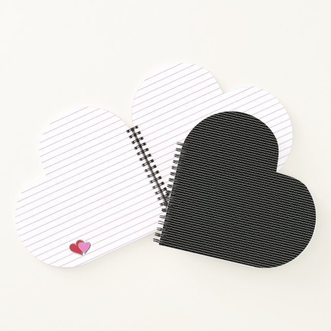 Carnet Motif de ligne géométrique - Nettoyer (Intérieur)
