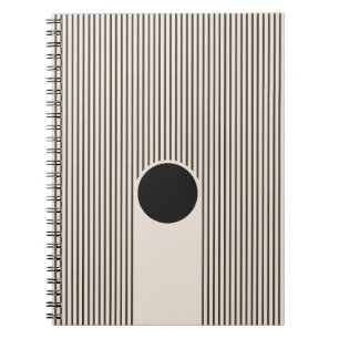 Carnet Motif de lignes d'éclipse