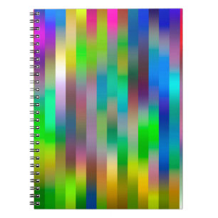 Carnet motif de lignes verticales parallèles simples   AB