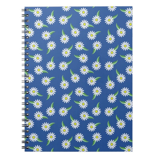 Carnet motif de marguerite (Devant)