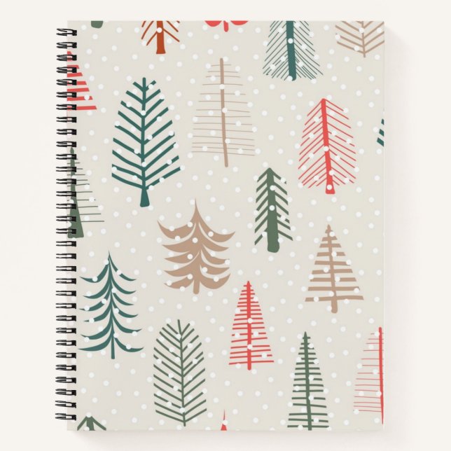 Carnet Motif de Noël (Devant)