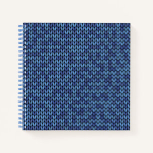Carnet Motif de noeud bleu