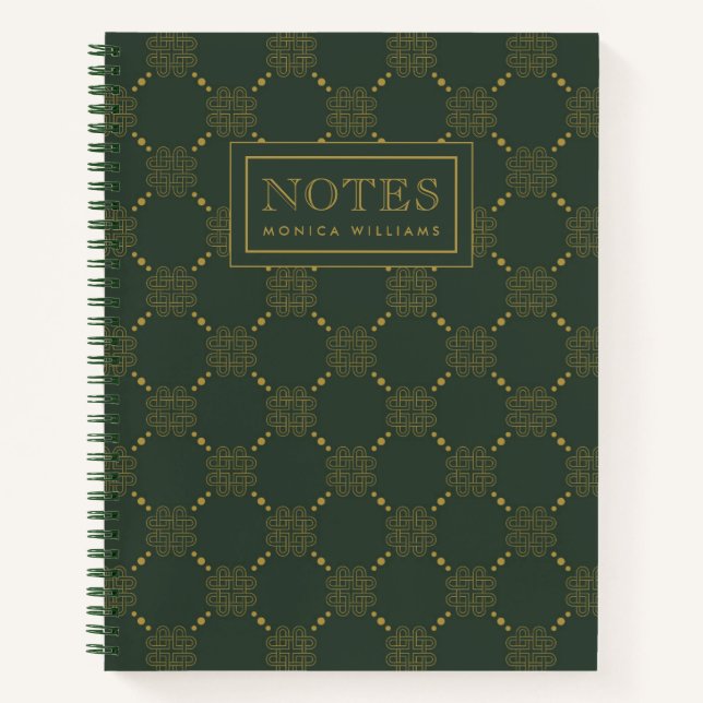 Carnet Motif de noeud celtique (Devant)