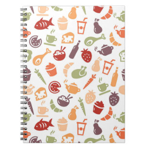 Carnet Motif de nourriture