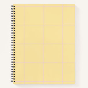 Carnet Motif de rayure verticale à couleur douce Design
