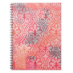 Carnet Motif de répétition moderne géométrique avec textu