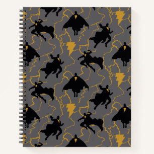 Carnet Motif de silhouette Black Adam Lightning