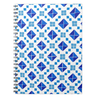 Carnet Motif de surface bleue