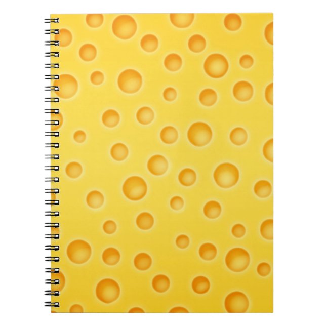 Carnet Motif de texture de Cheezy de fromage suisse (Devant)