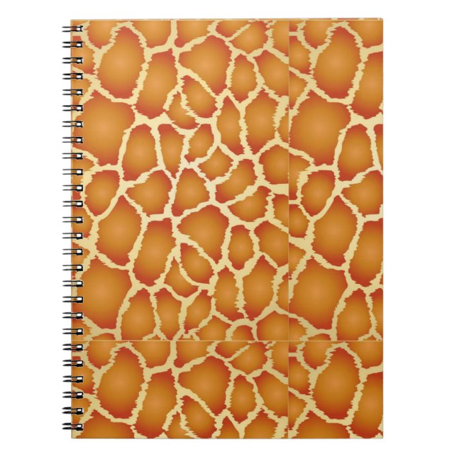 Carnet Motif de texture de la peau de girafe (Devant)