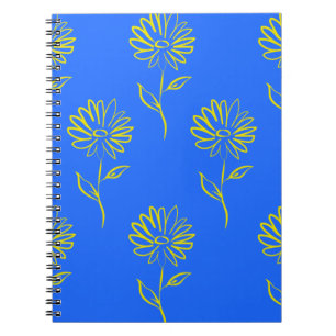 Carnet Motif de tournesol jaune