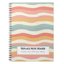 Motif de vague coloré personnalisé