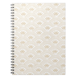 Carnet Motif de vague de Seigaiha d'art déco