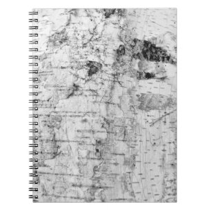 Carnet motif d'écorce de bouleau