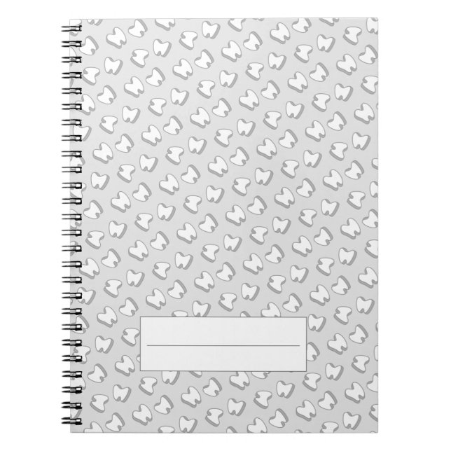 Carnet Motif dentaire Dentist Cute 3D (Devant)