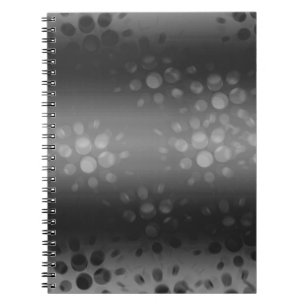 Carnet Motif des éclats pointus - Noir, Gris, Blanc