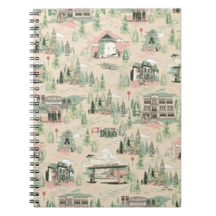 Carnet Motif des emplacements de derry