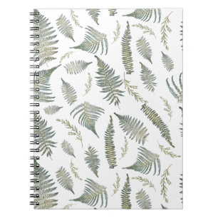 Carnet Motif des fougères botaniques 1.0