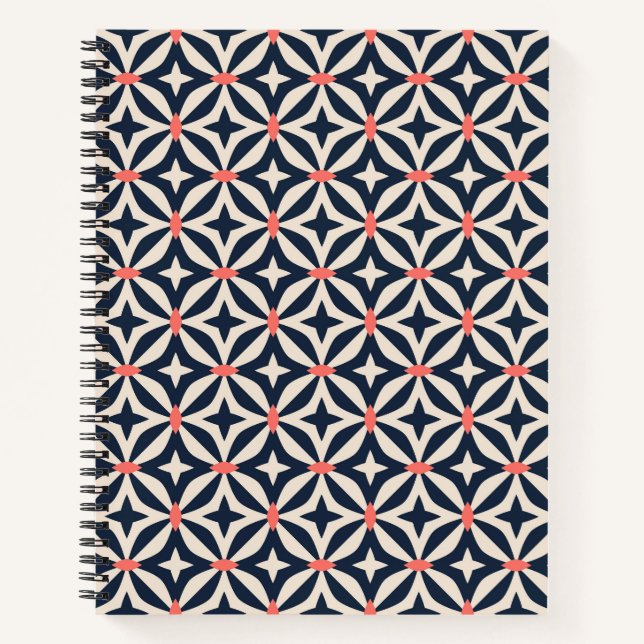 Carnet Motif d'étoile géométrique (Devant)