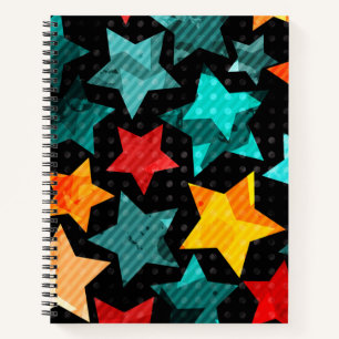 Carnet Motif d'étoiles