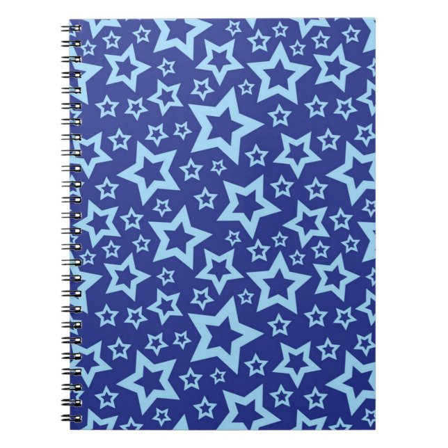 Carnet Motif d'étoiles (Devant)