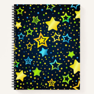 Carnet Motif d'étoiles