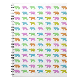 Carnet Motif d'ours polaire